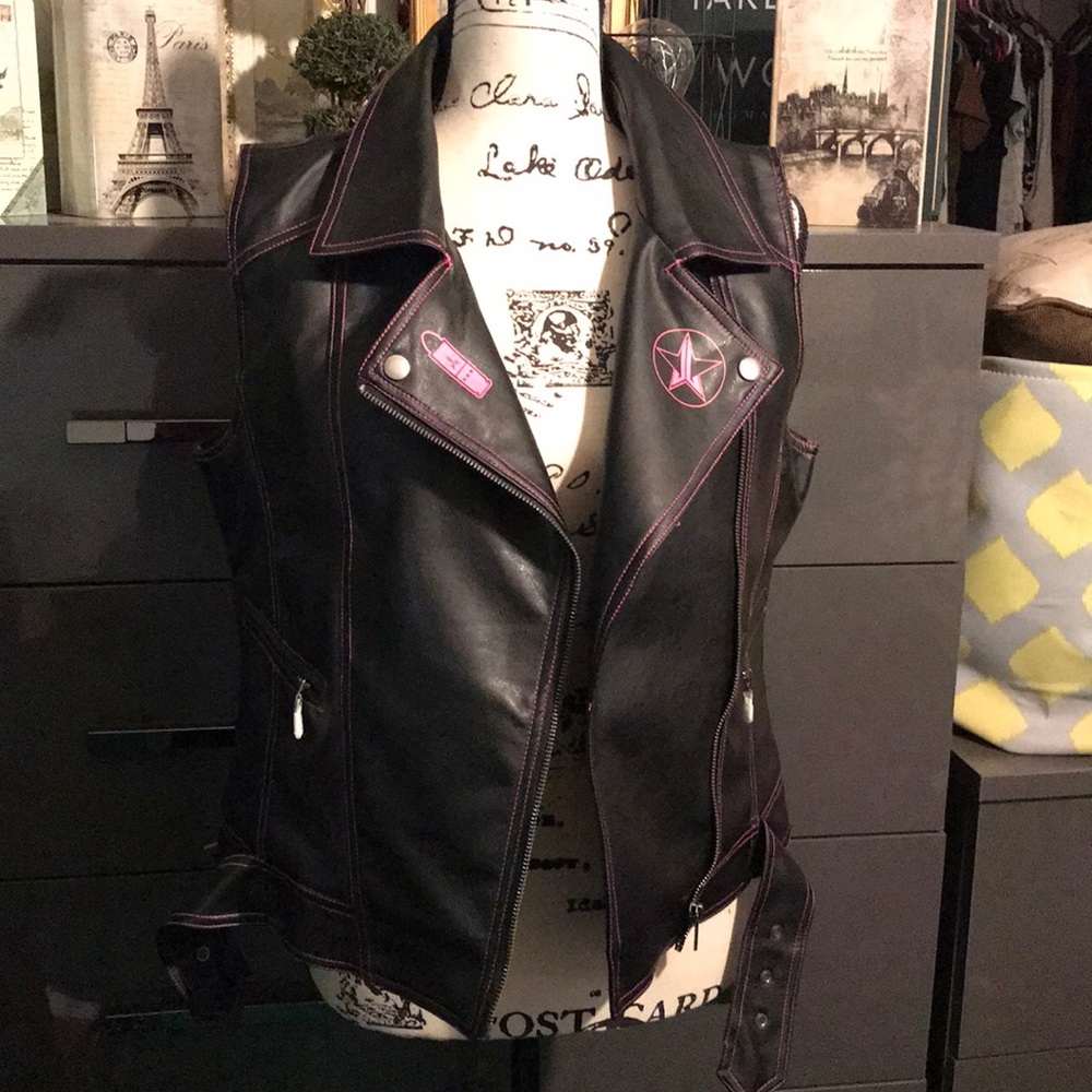 Vegan Leather Jeffree Star Vest 🖤